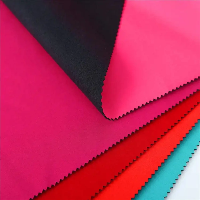 Cheap price Softshell fleece fabric laminating polar fleece from China Shaoxing Keqiao