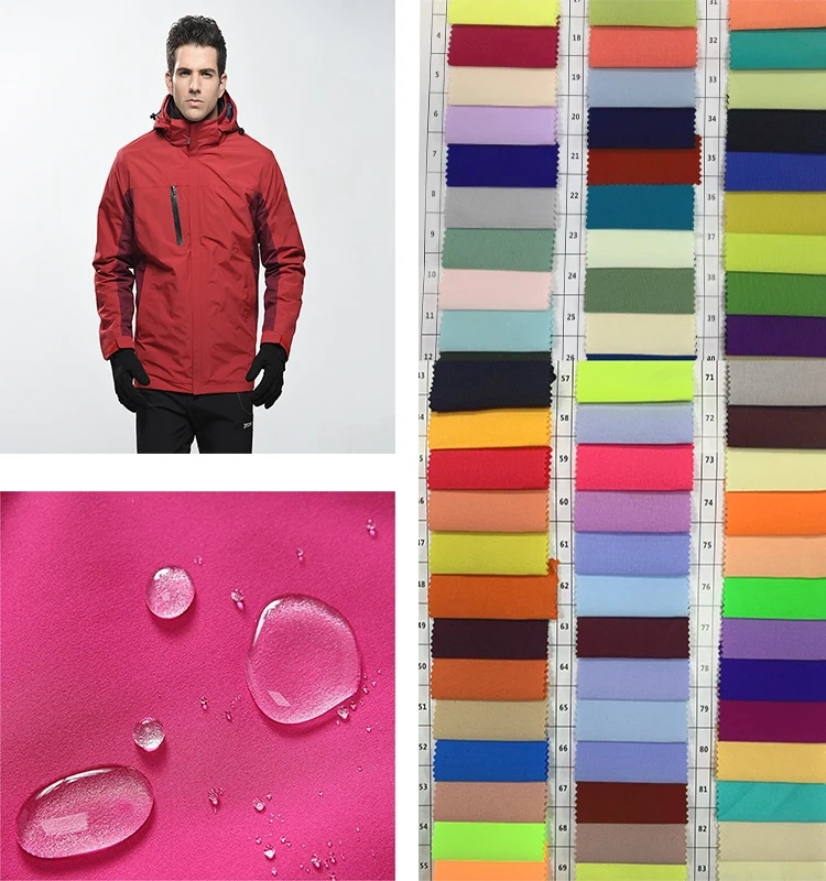 Customized Soft Shell Tpu Bounding Waterproof Softshell Fabric For Outdoors Apparel