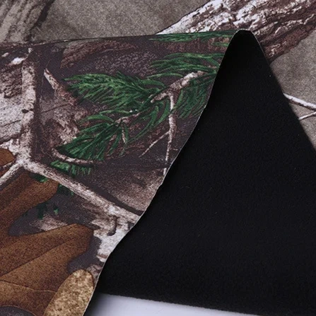 100% polyester polar fleece fabric accept softshell camouflage polyester plaid fabric for jacket