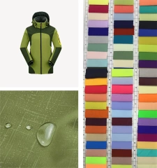 Jacket fabric Waterproof soft shell fabric from China Shaoxing Keqiao