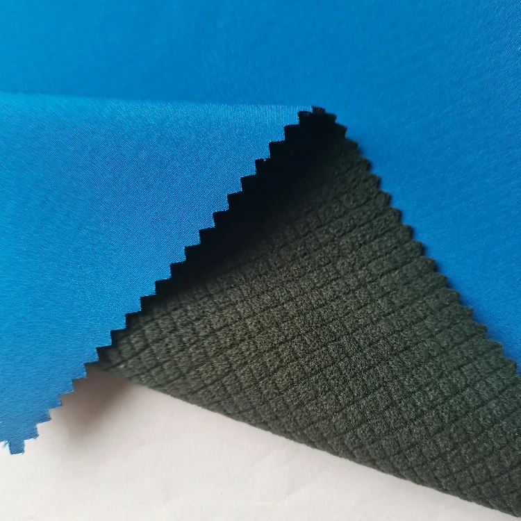 100% polyester polar fleece fabric  softshell ripstop fabric factory in china sj#