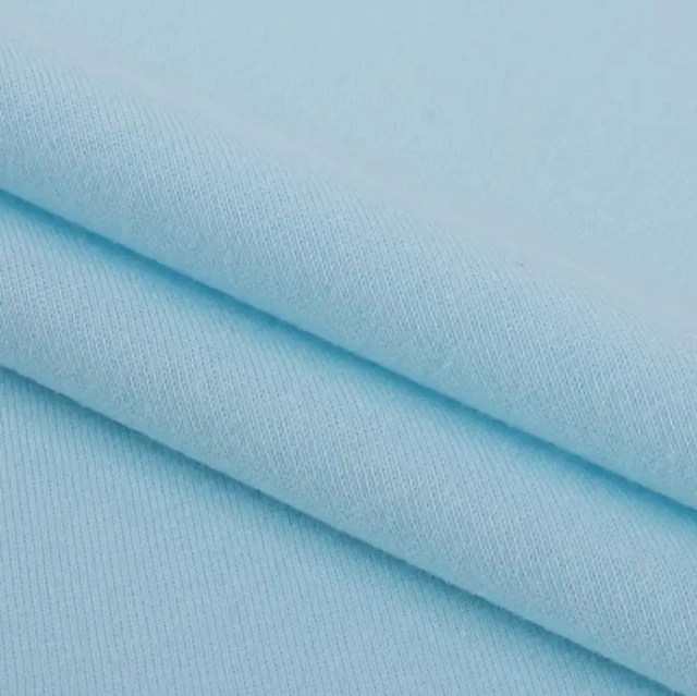 stretch high quality knitted jersey fabric 100% cotton spandex for t-shirt jersey fabric suppliers