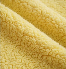 100% polyester sherpa fleece fabric polar fleece fabric 400gsm for garment shaoxing supplier sj#