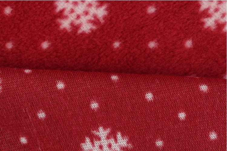 Popular printed polar fleece fabric for clothing garment factory direct sale