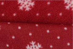 Popular printed polar fleece fabric for clothing garment factory direct sale