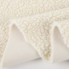 Customized Sherpa Fabric  Flannel For Christmas Gift Bonded Fabric