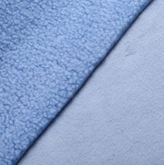 100% polyester sherpa fleece fabric teddy accept softshell polar fleece fabric for jacket