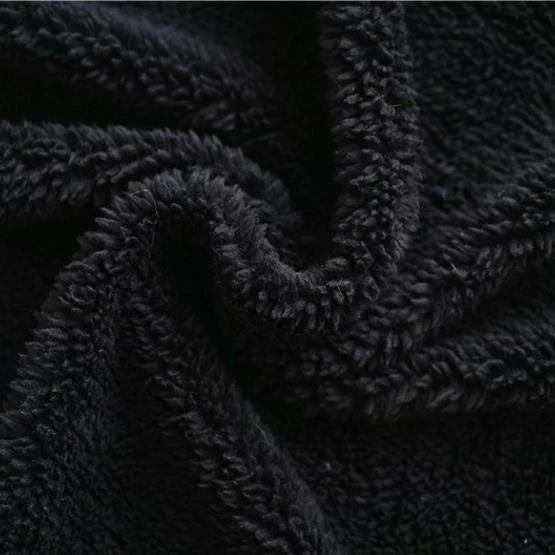 100% polyester sherpa fleece fabric polar fleece fabric 400gsm for garment shaoxing supplier sj#