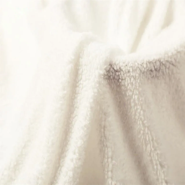 dyed knitted good hand feel sherpa Anti pilling Shu Velveteen fabric for garment fleece factory