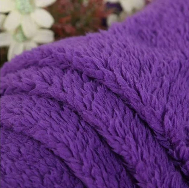 high quality polyester sherpa fleece fabric for sherpa fabric chair sherpa manufacturer in China