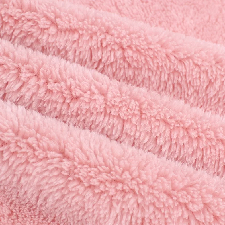 customized 100% polyester shu velveteen thick sherpa fabric zhejiang manufacturers