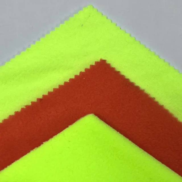 100% poly fleece brush fabric knitted single side brushed fleece fabric supplier