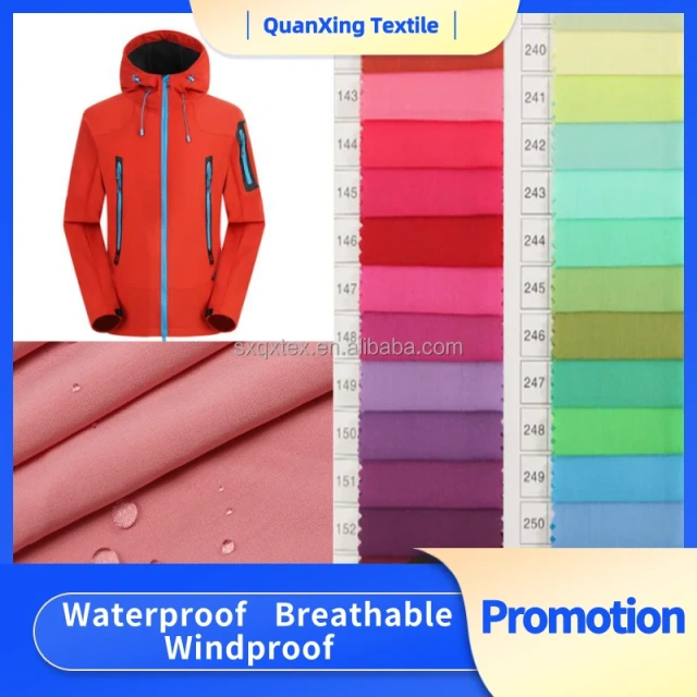 custom  softshell print fabric for outdoors  cheap price  shaoxing keqiao textile factory