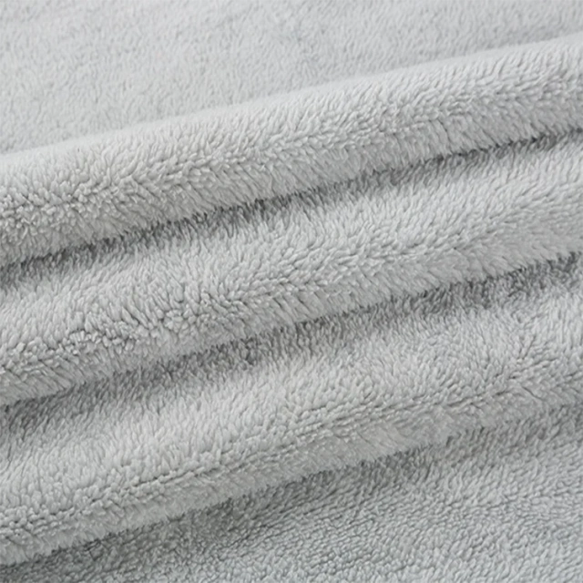 Cheap single side sherpa fleece fabric Shu Velveteen teddy sherpa fabric for blanket