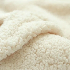 customized 100% polyester shu velveteen thick sherpa fabric zhejiang manufacturers