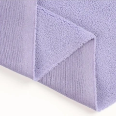 High quality sherpa fleece fabric brushed double sides 100% polyester polar fleece fabric manufacturer
