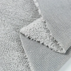 Cheap single side sherpa fleece fabric Shu Velveteen teddy sherpa fabric for blanket
