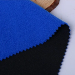 high quality solid polar fleece bonded sherpa fleece fabric zhejiang suppliers