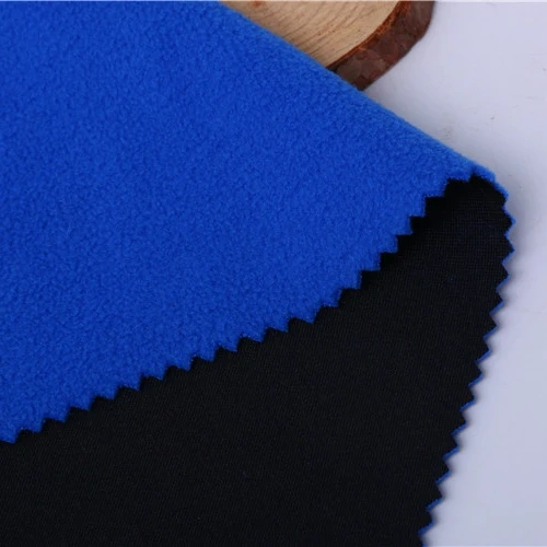 high quality solid polar fleece bonded sherpa fleece fabric zhejiang suppliers