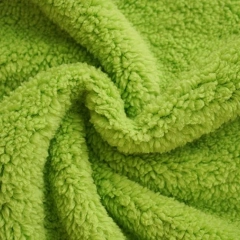 good price lamb wool sherpa fabric for garment shu velveteen fabric supplier