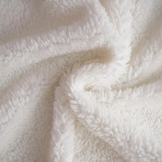 fine stock sherpa fleece fabric soft well pakistan polar fleece fabric  high quality for warm blankets sj#