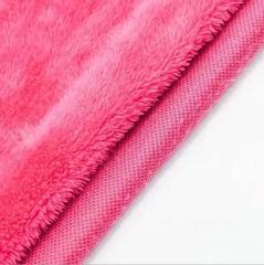 high quality polyester sherpa fleece fabric for sherpa fabric chair sherpa manufacturer in China