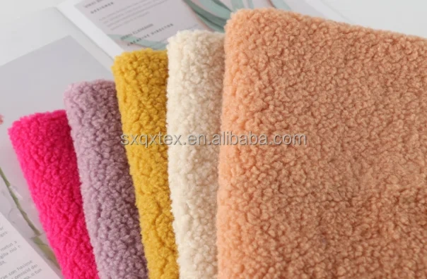 sherpa fabric warm effect   polyester sherpa fleece fabric from  China manufactures in Keqiao Shaoxing