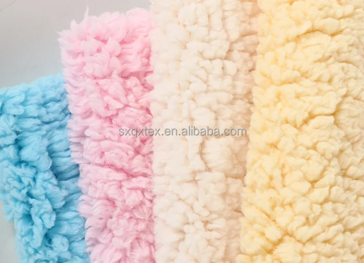 sherpa fabric warm effect   polyester sherpa fleece fabric from  China manufactures in Keqiao Shaoxing