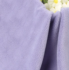 High quality sherpa fleece fabric brushed double sides 100% polyester polar fleece fabric manufacturer