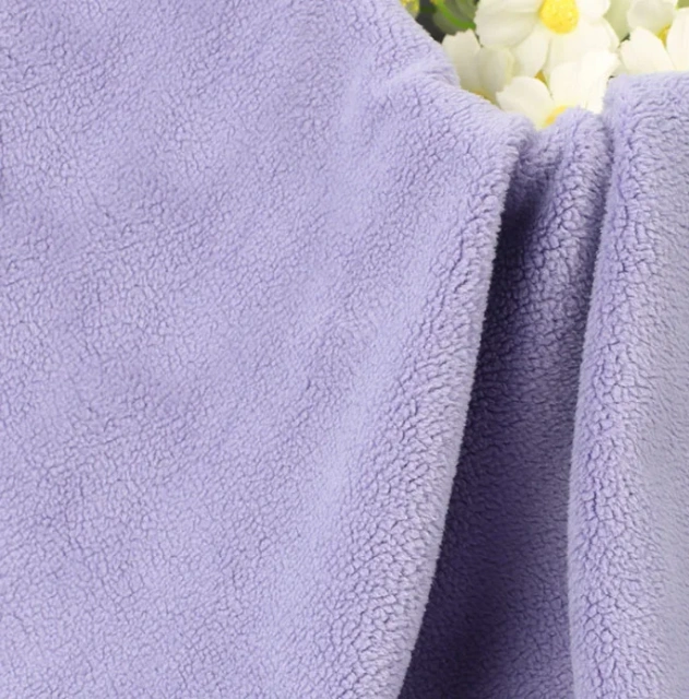 High quality sherpa fleece fabric brushed double sides 100% polyester polar fleece fabric manufacturer
