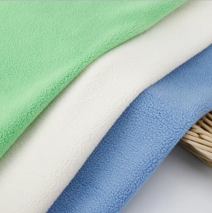 Wholesale super soft cheap polar fleece fabric for garment polar fleece fabric factory