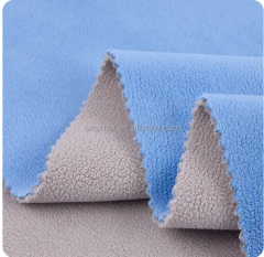 Customized Sherpa Fabric  Flannel For Christmas Gift Bonded Fabric