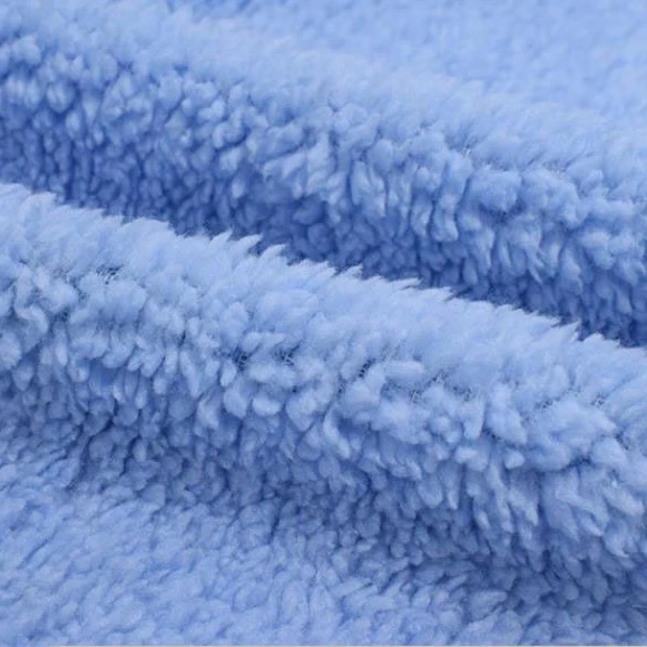 Good quality cheap shu velveteen stock sherpa fabric 100% polyester fabric fur fabric manufacturer