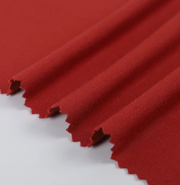 95% Cotton 5% spandex Jersey Fabric 180gsm  For T shirt from Keqiao Shaoxing China