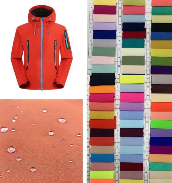 Factory Supply softshell fabric with tpu printed polar fleece fabric soft shell fabric for jacket