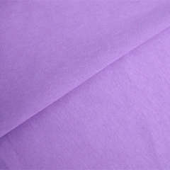 jersey fabric comfortable plain dyed 65% cotton 35% polyester fabric zhejiang factory