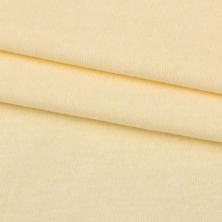 soft spandex 100% cotton knit jersey fabric for summer garment jersey fabric China factory