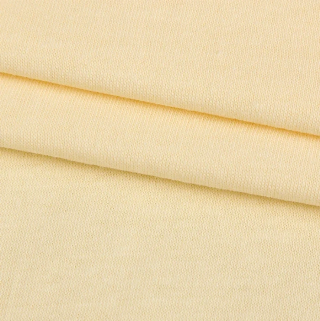soft spandex 100% cotton knit jersey fabric for summer garment jersey fabric China factory