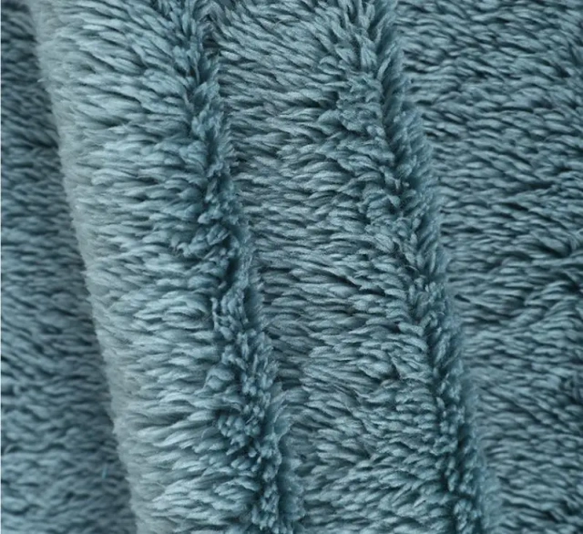 100% polyester sherpa fleece polar fleece plush fabric for baby blankets supplier in china sj#