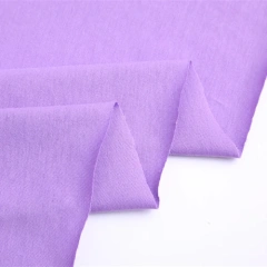jersey fabric comfortable plain dyed 65% cotton 35% polyester fabric zhejiang factory