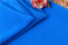 Anti pilling Single brushed roll winter jacket polar fleece fabric for bodysuit supplier in china sj#