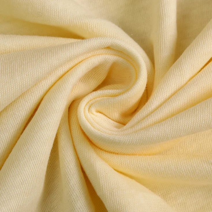 soft spandex 100% cotton knit jersey fabric for summer garment jersey fabric China factory