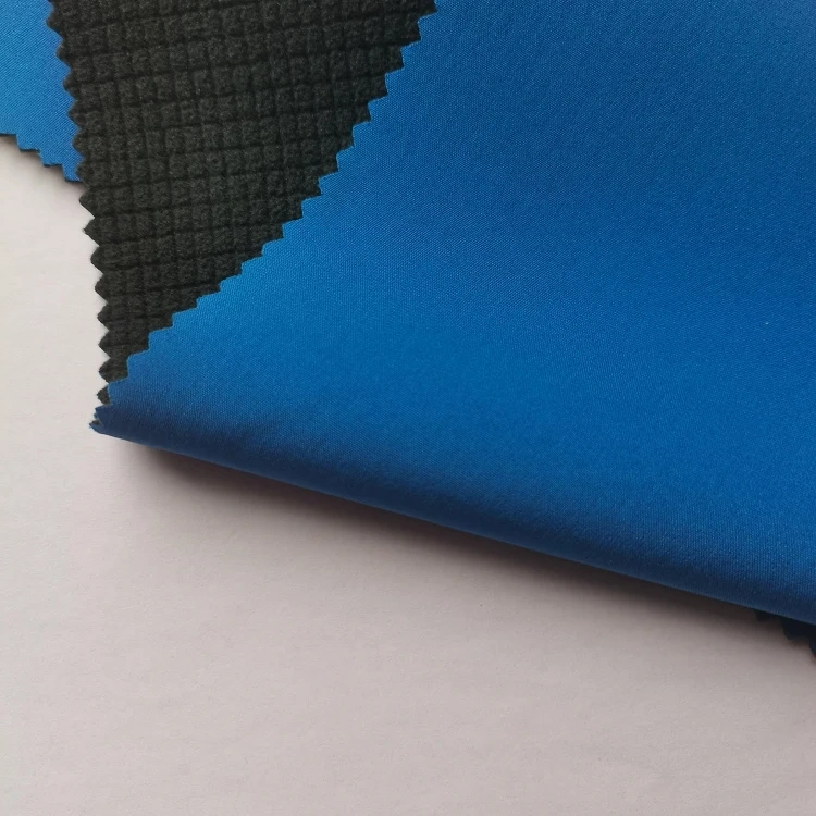4 way stretch fabric composite polar fleece fabric for garment and  blanket sj#
