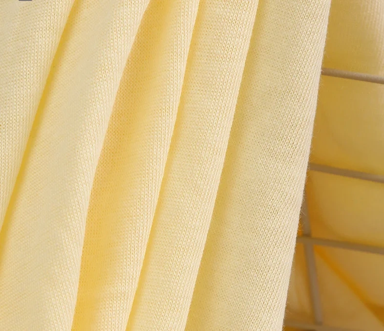 soft spandex 100% cotton knit jersey fabric for summer garment jersey fabric China factory