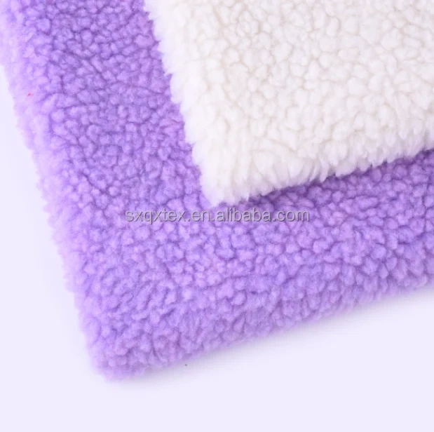 sherpa fabric warm effect   polyester sherpa fleece fabric from  China manufactures in Keqiao Shaoxing