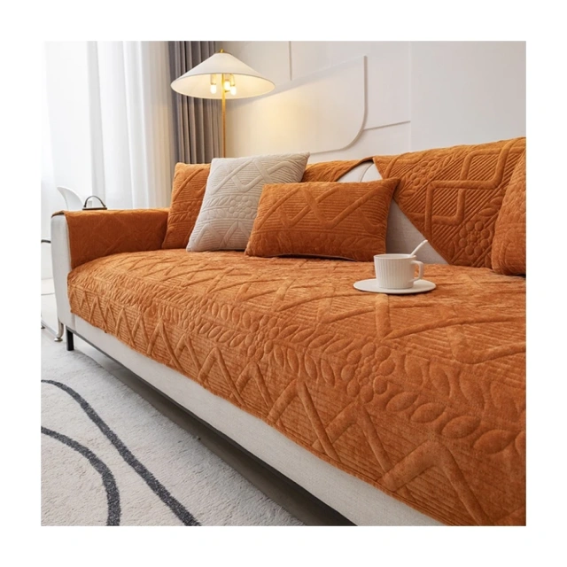 Modern Style Plant Pattern Sofa Seat Cushion Cover Washable And Comfortable Sofa Cushion Cover For Sectional Sofa