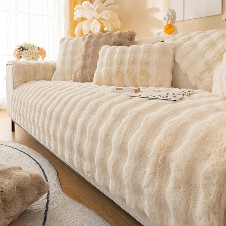 100% polyester faux bubbly rabbit fur plush fleece pillows cushions seat cushions pillow