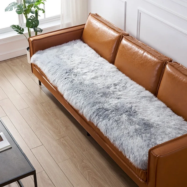 Wholesale Big Size 60*180 Plush Fluffy Floor Carpets Soft Sofa Cushion