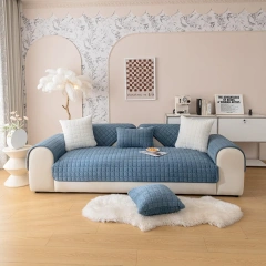 Anti-Slip Sectional Sofa Slipcover for Pets Kids - Furniture Protector Sofa Covers for L Shaped Sofa Armrest Backrest