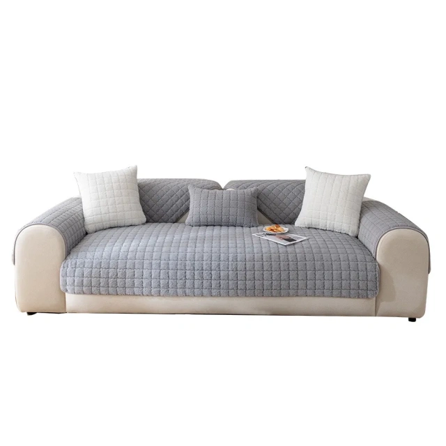 Anti-Slip Sectional Sofa Slipcover for Pets Kids - Furniture Protector Sofa Covers for L Shaped Sofa Armrest Backrest